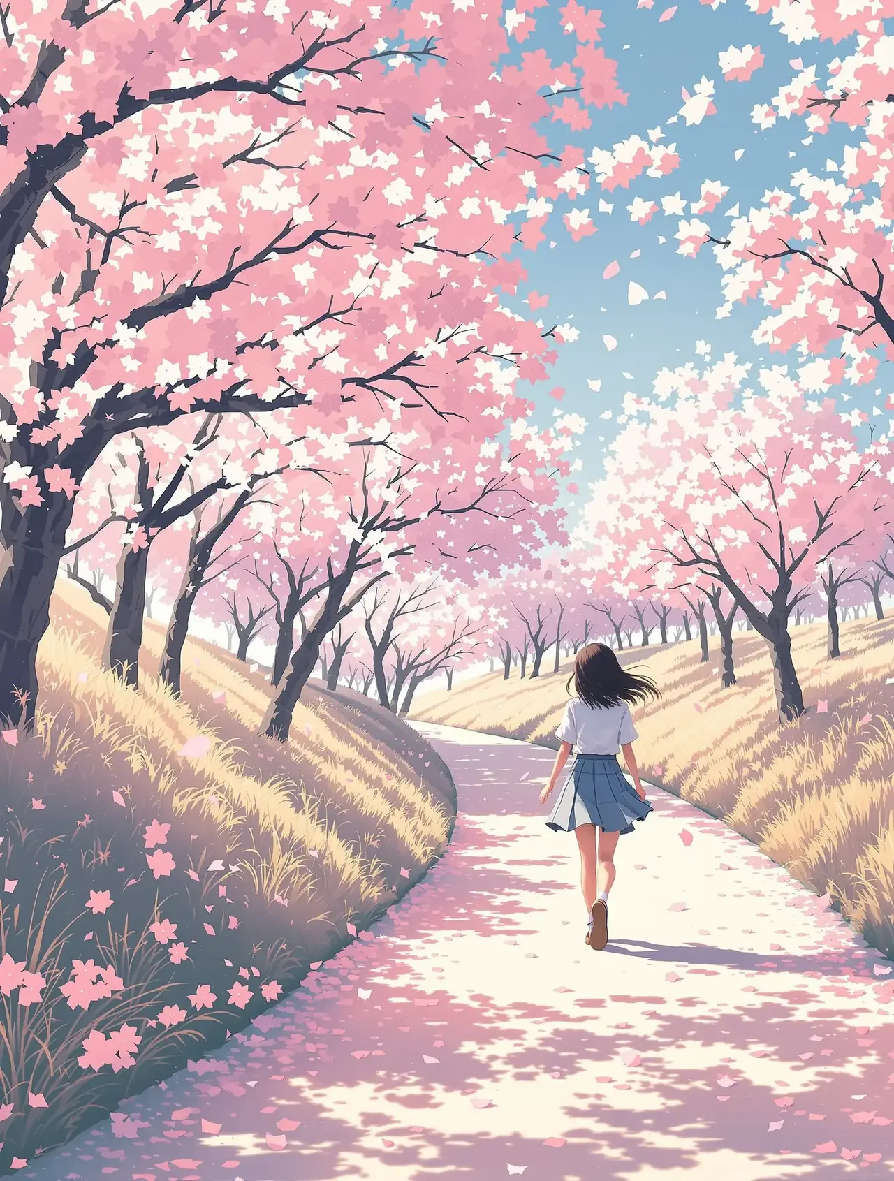 樱花小径 动漫封面